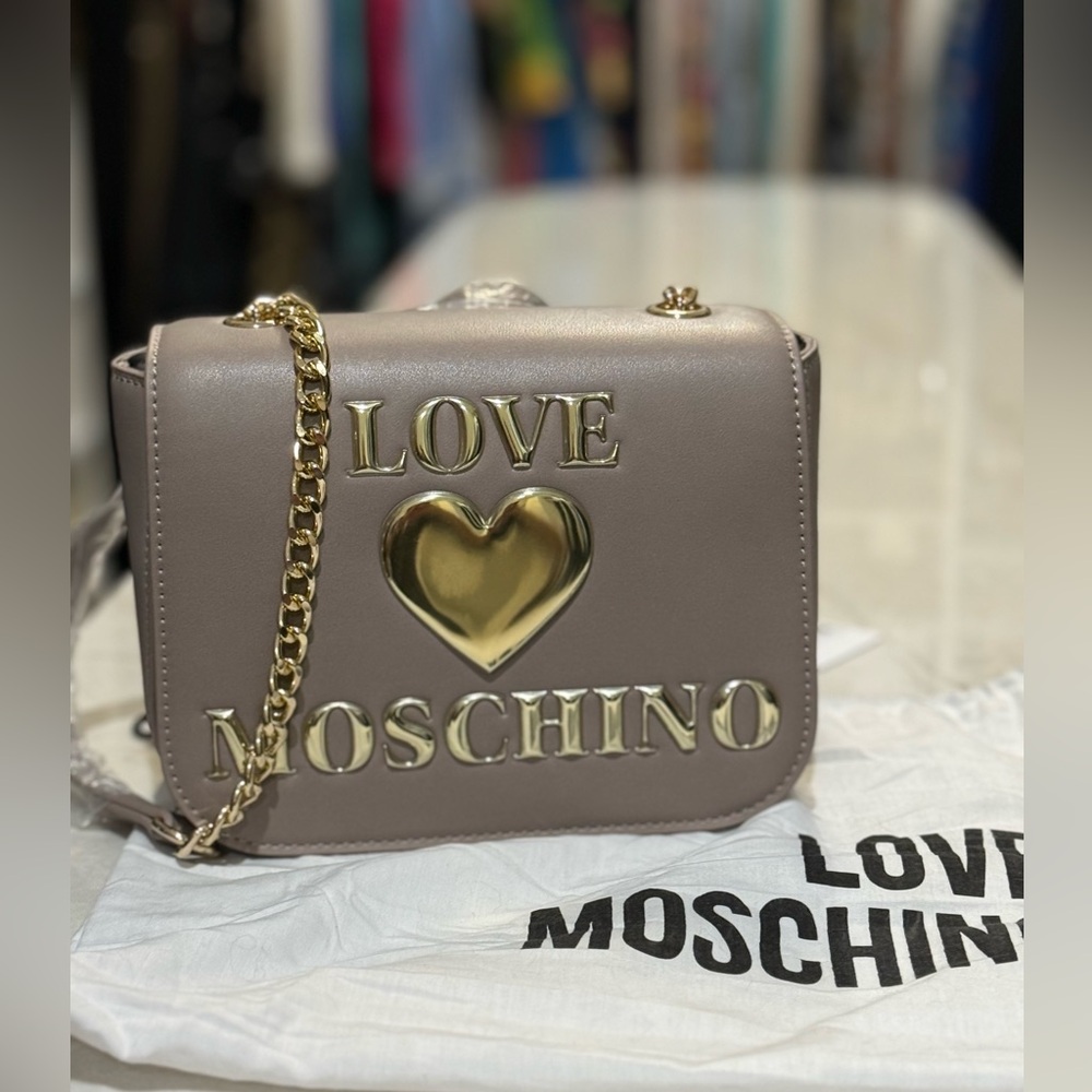 LOVE MOSCHINO
Logo Crossbody Bag New with tag sold out in stores